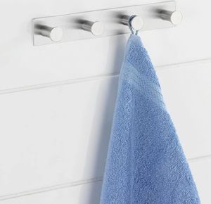 Wenko hak ścienny Celano Quadro 25,5 cm stal nierdzewna matowa srebrna 2