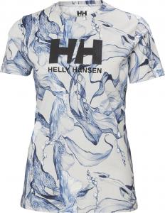 Helly Hansen Koszulka damska HH Logo Esra szaro-niebieska r. S 1