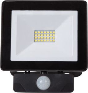 Naświetlacz Perel naświetlacz zewnętrzny led 20W stal 17,3 cm czarny 2