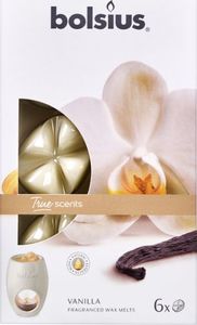 Bolsius wosk zapachowy True Scents Wosk waniliowy biały 6 sztuk 1