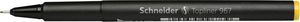 Schneider fineliner Topliner 967 stal nierdzewna 0,4 mm czarny/żółty 2