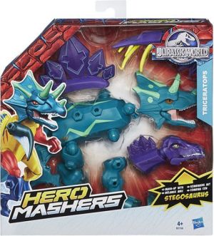Figurka Hasbro Jurassic World Hero Mashers Triceratops (B2158) 1