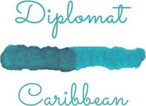 Diplomat atrament Diplo Octopus 30 ml szklany turkus 2