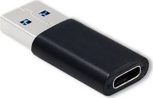 Adapter USB Qoltec USB-C - USB Czarny  (50583) 1