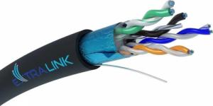ExtraLink EXTRALINK kat5E FTP F/UTP zewnętrzny kabel żelowany 305m 1
