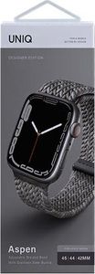 Uniq Pasek UNIQ Aspen Apple Watch 4/5/6/7/SE 44/45mm Braided DE szary/pebble grey 4