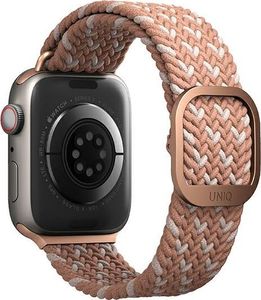 Uniq Pasek UNIQ Aspen Apple Watch 4/5/6/7/SE 40/41mm Braided DE różowy/citrus pink 2