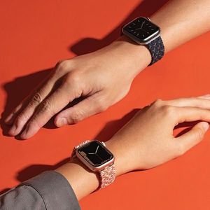 Uniq Pasek UNIQ Aspen Apple Watch 4/5/6/7/SE 44/45mm Braided DE niebieski/obsidian blue 3
