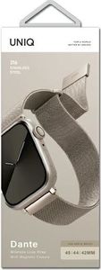 Uniq Pasek UNIQ Dante Apple Watch 4/5/6/7/SE 44/45mm Stainless Steel starlight 3