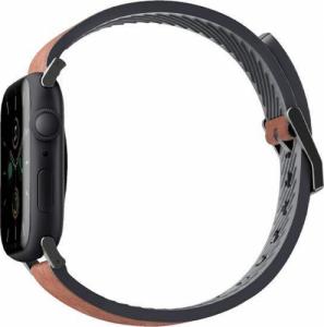 Uniq Pasek UNIQ Straden Apple Watch 4/5/6/7/SE 44/45mm Leather Hybrid Strap brązowy/brown 2