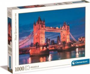 Clementoni Puzzle 1000 elementów High Quality, Tower Bridge w nocy 1