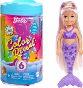 Lalka Barbie Mattel Color Reveal Chelsea - Kolorowa syrenka (HCC75) 1