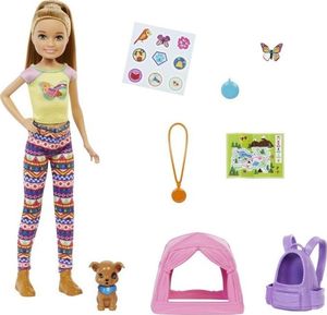 Lalka Barbie Mattel Kemping - Stacie i zwierzątko (HDF69/HDF70) 1