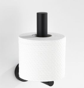 Wenko uchwyt rolki toaletowej Bosio 8 x 18 cm stal nierdzewna matowa czarna 3