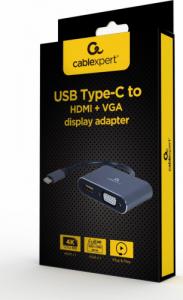 Stacja/replikator Cablexpert USB-C (A-USB3C-HDMIVGA-01) 2