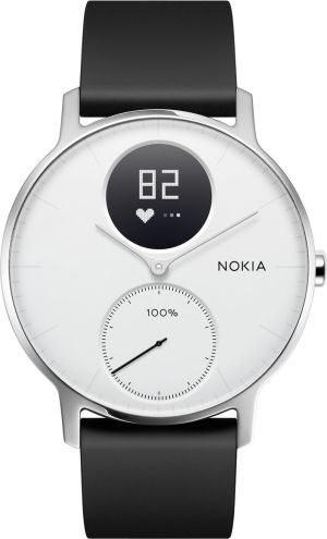 Smartwatch Nokia Activité Steel HR Czarny  (HWA03-36white-All-Inter) 2