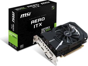 Karta graficzna MSI GeForce GTX 1050 Ti Aero ITX OC 4GB GDDR5 (GTX 1050 Ti AERO ITX 4G OCV1) 1