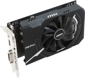 Karta graficzna MSI GeForce GTX 1050 Ti Aero ITX OC 4GB GDDR5 (GTX 1050 Ti AERO ITX 4G OCV1) 4