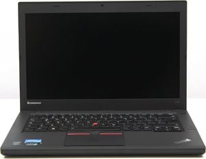 Laptop Lenovo ThinkPad T450 i5-5300U 16GB 512GB SSD 14" 1600x900 Windows 10 Pro Kamera Klasa A- 3
