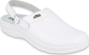 Dr Orto Dr Orto MED - Obuwie buty męskie klapki sanitarne białe skórzane 43 1