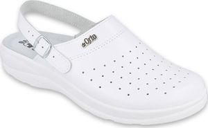 Dr Orto Dr Orto MED - Obuwie buty męskie klapki sanitarne białe skórzane 44 1