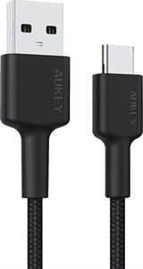 Kabel USB Aukey USB-A - USB-C 1 m Czarny (CB-CA1 OEM) 1