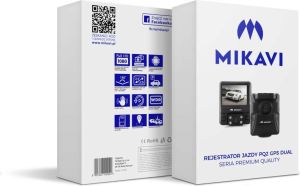 Wideorejestrator Mikavi PQ2 GPS DUAL 9