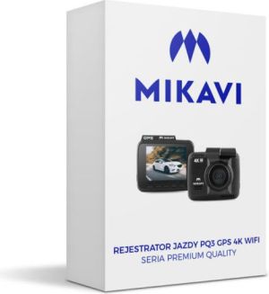 Wideorejestrator Mikavi PQ3 GPS 4K WiFi 8