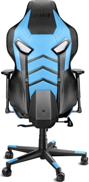 Fotel Diablo Chairs X-Fighter Czarno-niebieski 2