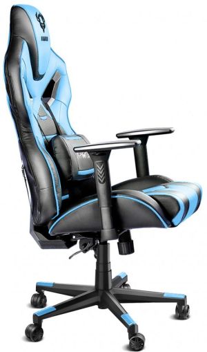 Fotel Diablo Chairs X-Fighter Czarno-niebieski 4