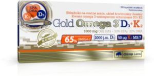 Olimp Gold Omega 3 D3+K2 30 kaps. 1