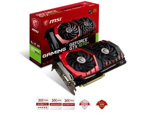 Karta graficzna MSI GeForce GTX 1070 Ti GAMING 8GB GDDR5 (256 bit) DVI-D, HDMI, 3xDP, BOX (GTX 1070 Ti GAMING 8G) 2