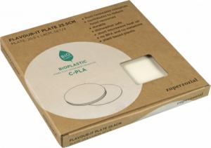 Zuperzozial talerz Flavour 25,5 cm bio plastik brązowy 4 szt 3