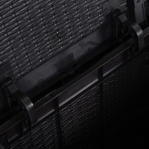 Skrzynia ogrodowa vidaXL 270 l Czarny 3