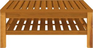 vidaXL 11-cz. zestaw wypoczynkowy do ogrodu, kremowe poduszki, akacja 3