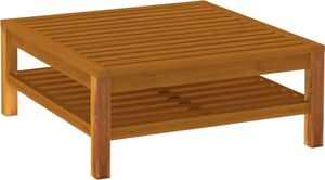 vidaXL 11-cz. zestaw wypoczynkowy do ogrodu, kremowe poduszki, akacja 4