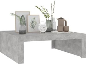 vidaXL Stolik kawowy, szarość betonu, 100x100x35 cm, płyta wiórowa 4