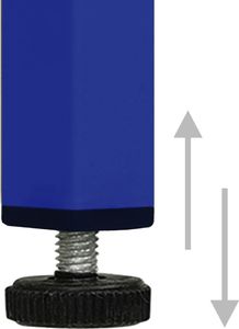 vidaXL Szafka pod telewizor, granatowa, 105x35x50 cm, stalowa 8