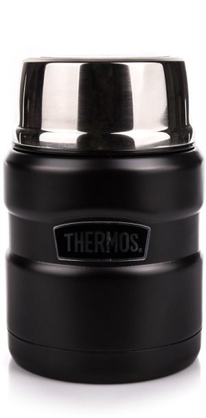 Thermos Termos obiadowy Termos dziecięcy 0.47 l Czarny 1