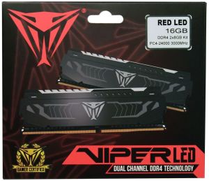 Pamięć Patriot Viper LED, DDR4, 8 GB, 3000MHz, CL15 11