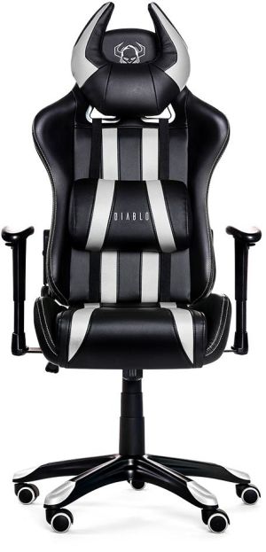 Fotel Diablo Chairs X-One Horn Czarno-biały 1