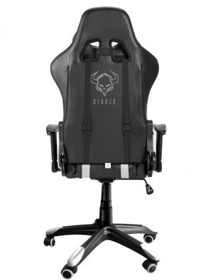 Fotel Diablo Chairs X-One Horn Czarno-biały 5