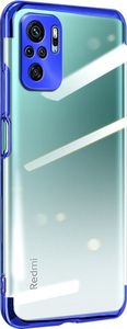 Hurtel Clear Color case żelowy pokrowiec etui z metaliczną ramką Xiaomi Redmi Note 10 5G / Poco M3 Pro niebieski 1