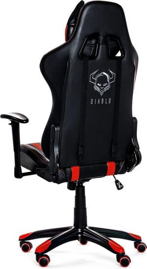 Fotel Diablo Chairs X-One Horn Czarno-czerwony 3