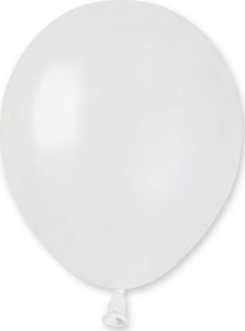 Gemar Balony metaliczne Perłowo-Białe, AM50, 13 cm, 100 szt 1