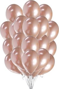 GoDan Balony metaliczne Różowo-Złote, B&C, 30 cm, 50 szt. 1