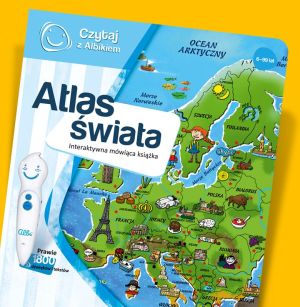 Albi Czytaj z Albikiem Zestaw Pióro + Atlas świata 6