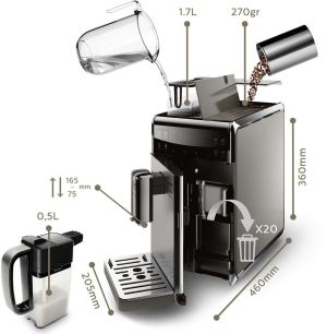 Ekspres ciśnieniowy Saeco GranBaristo Avanti HD8977/01 7