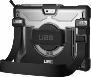 Etui na tablet Urban UAG Plasma- obudowa ochronna z wbudowaną podstawką oraz paskiem na dłoń i ramię do Surface Go 2