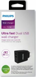 Ładowarka Philips DLP2610 2x USB-A 2.1 A (DLP2610) 2